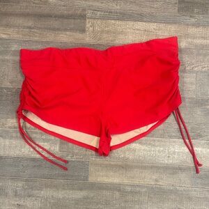 Cacique Swim Red Swim‎ Bottoms Shorts Size 28 Womens Plus Size